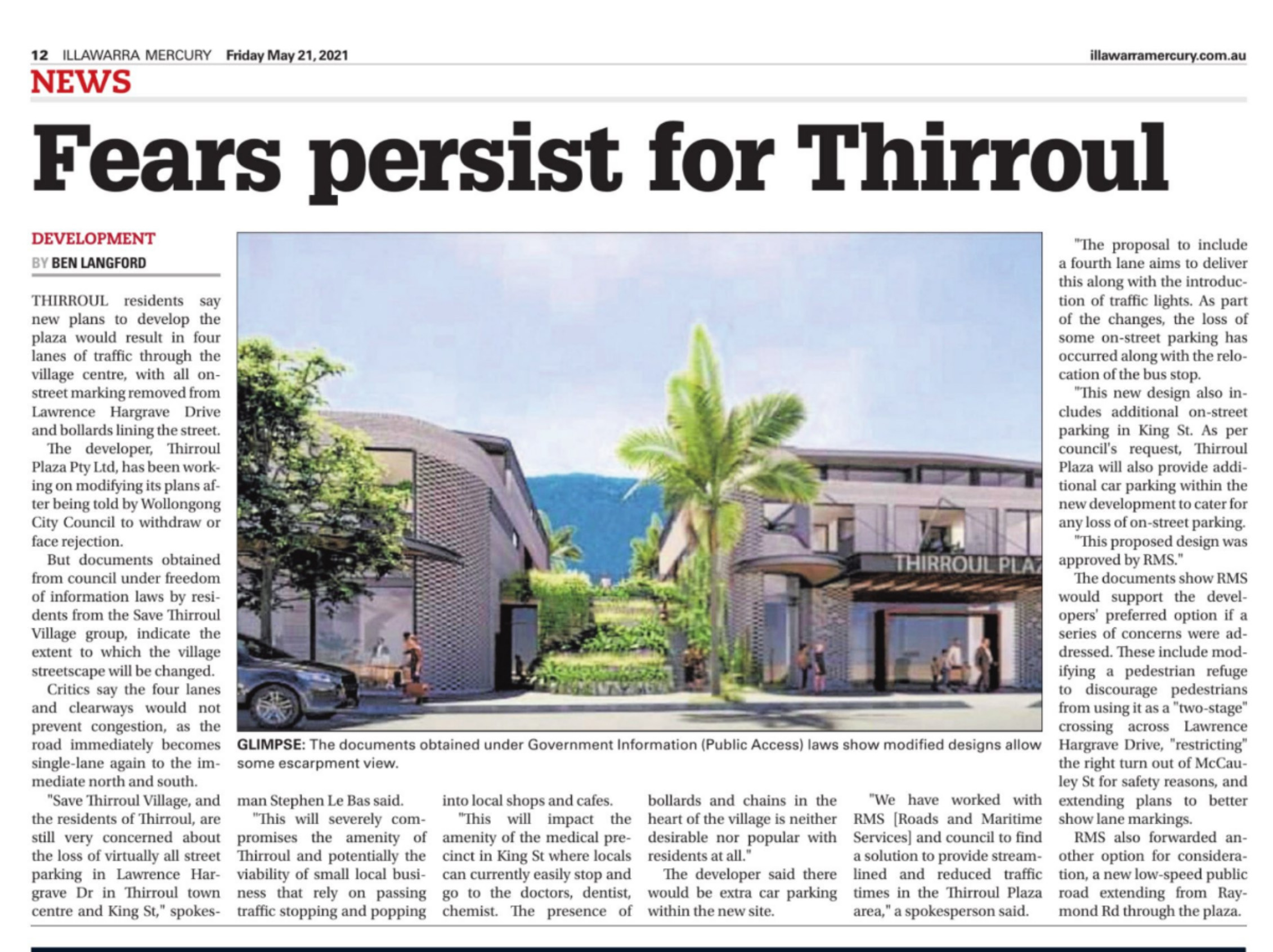21 MAY 2021 Merc Fears Persist For Thirroul
