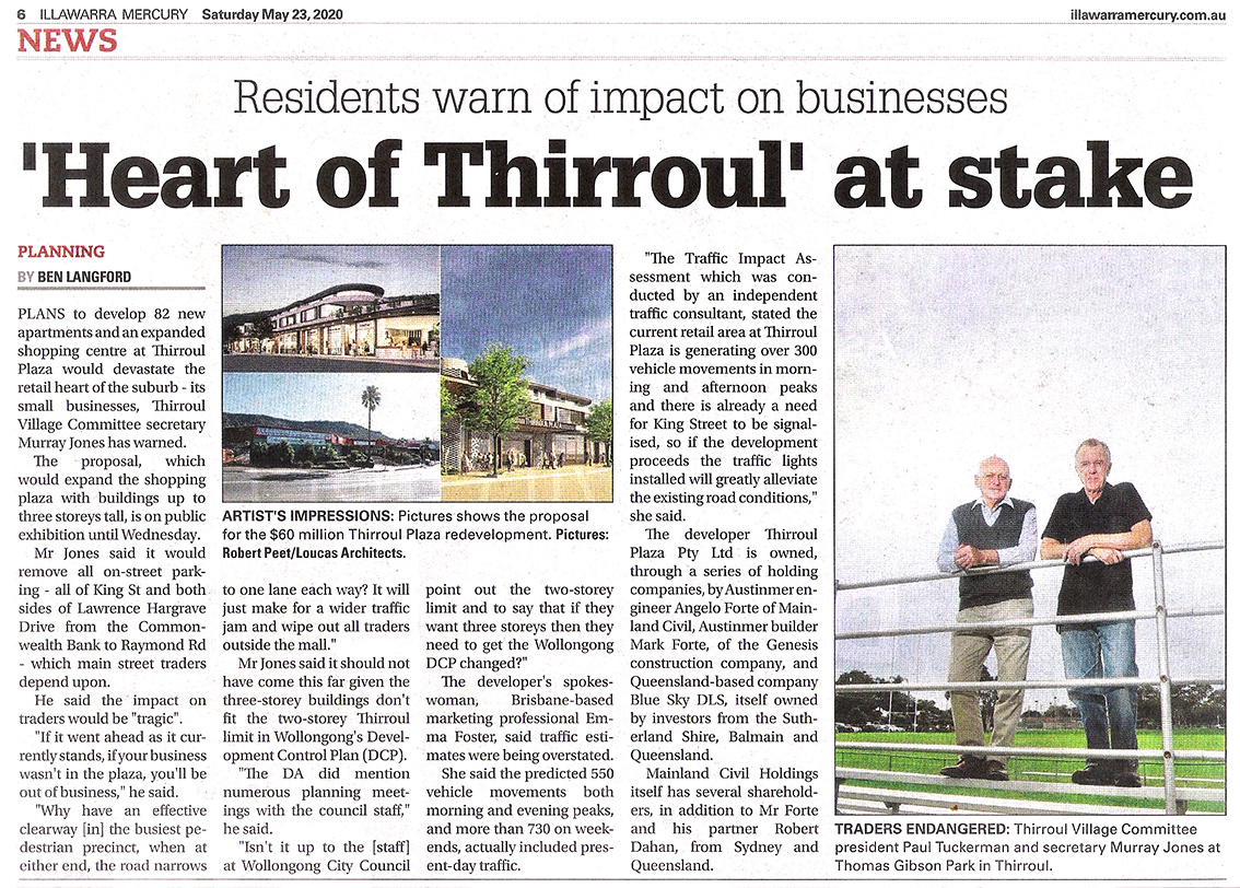 23 MAY 2020 Merc Heart of Thirroul at stake