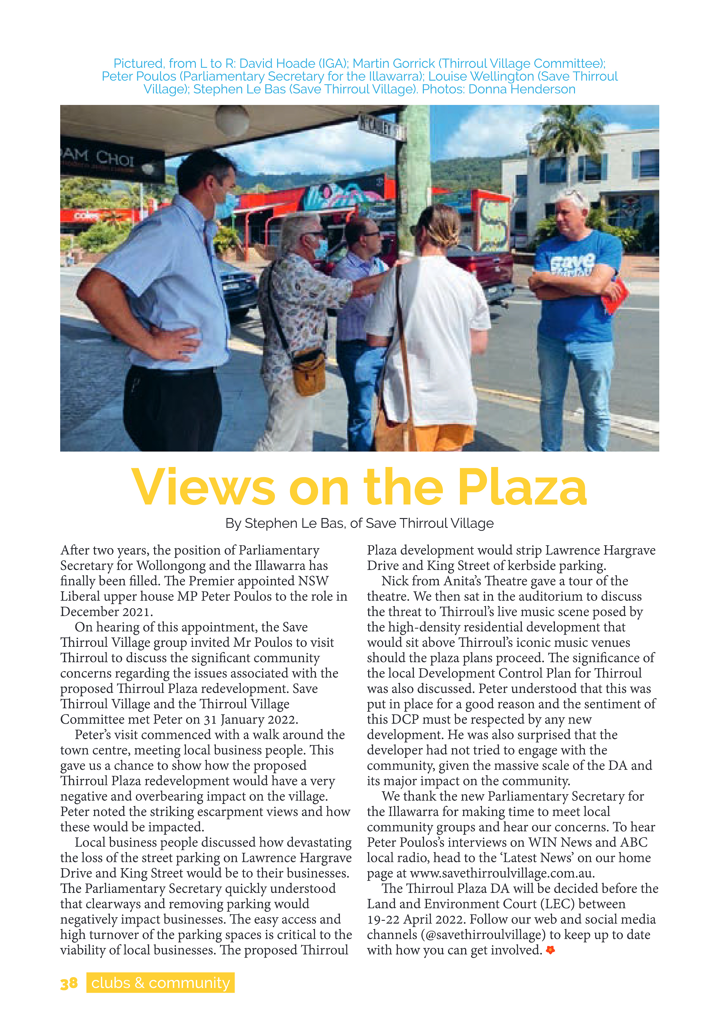 IllawarraFlameMarch2022 ViewsOnThePlaza